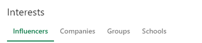 Interests section on LinkedIn contains the Groups tab. Explore your connection's membership for some inspiration.