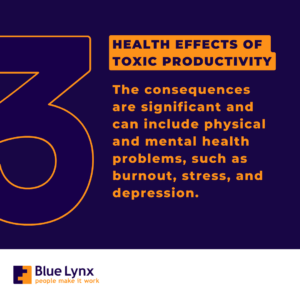 Health effects of toxic productivity 