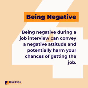 Being negative 