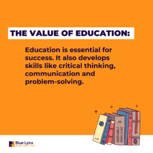 The value of education 