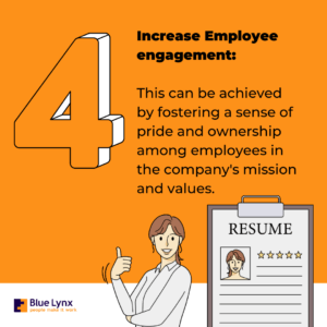 Increase employee engagement